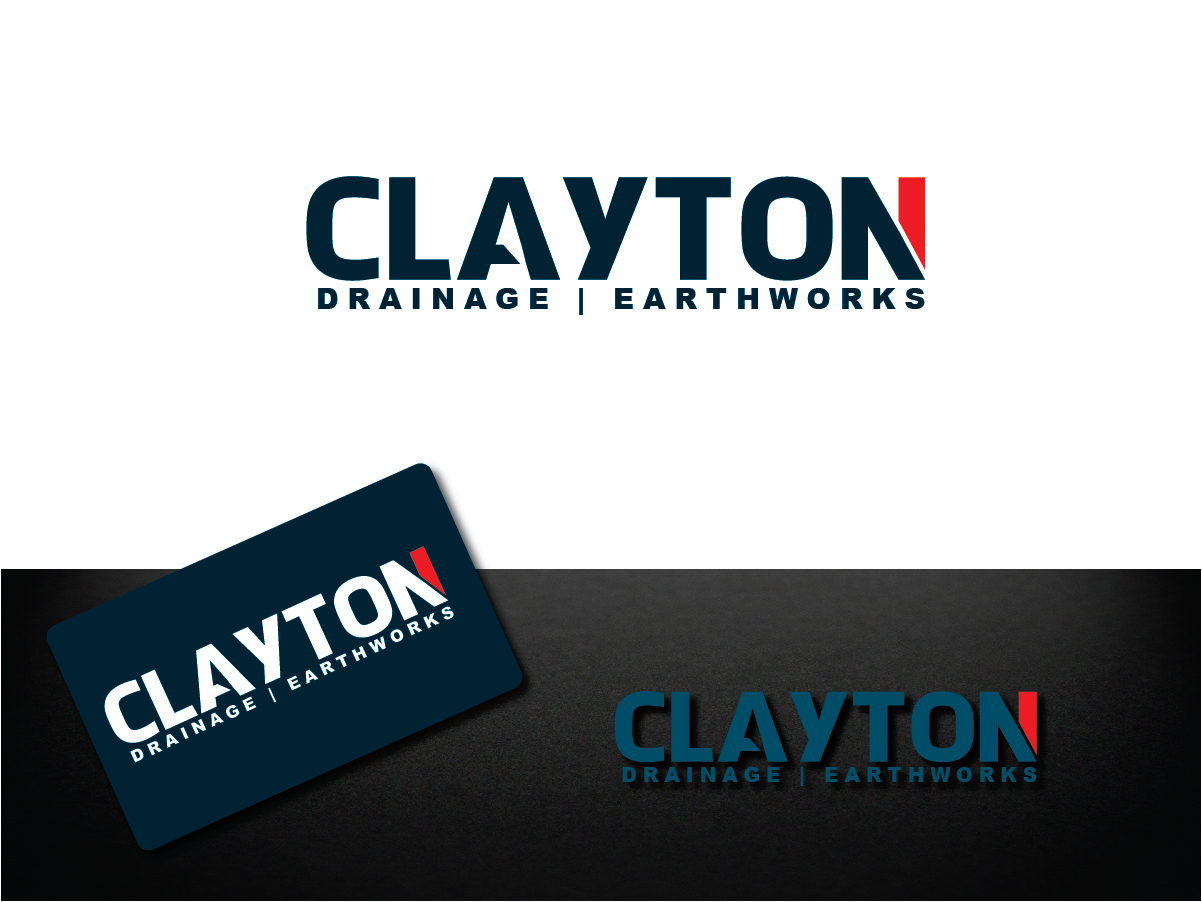Logo Design by Banzee Art for Clayton Drainage Earthworks | Design #4115506