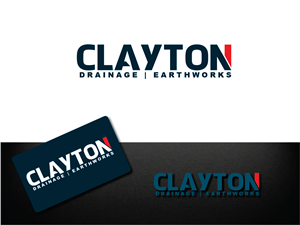 Logo Design by Banzee Art for Clayton Drainage Earthworks | Design: #4115506