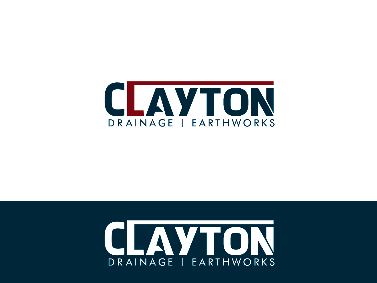 Logo Design by Banzee Art for Clayton Drainage Earthworks | Design #4115542
