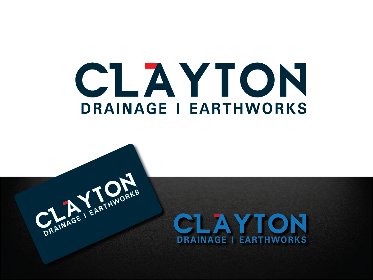 Logo Design by Banzee Art for Clayton Drainage Earthworks | Design #4115581
