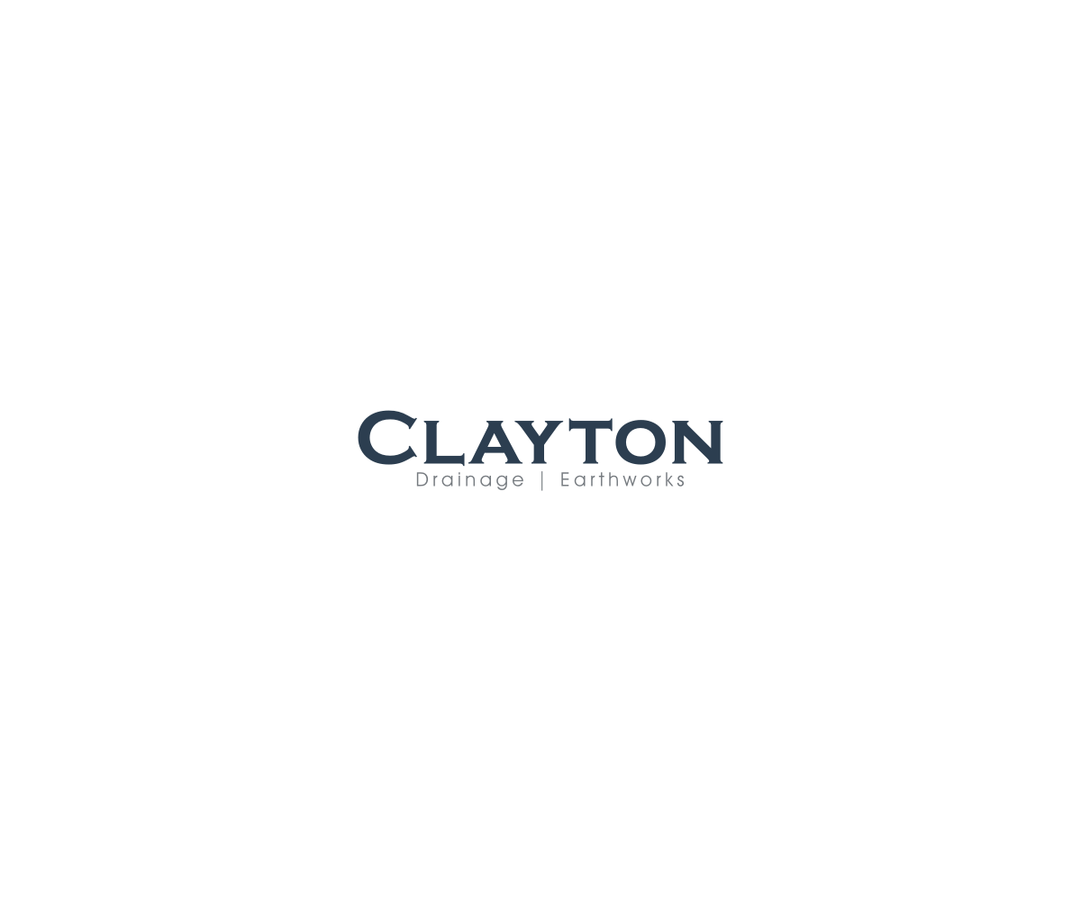 Logo Design by Sleeping Sun for Clayton Drainage Earthworks | Design #4116050