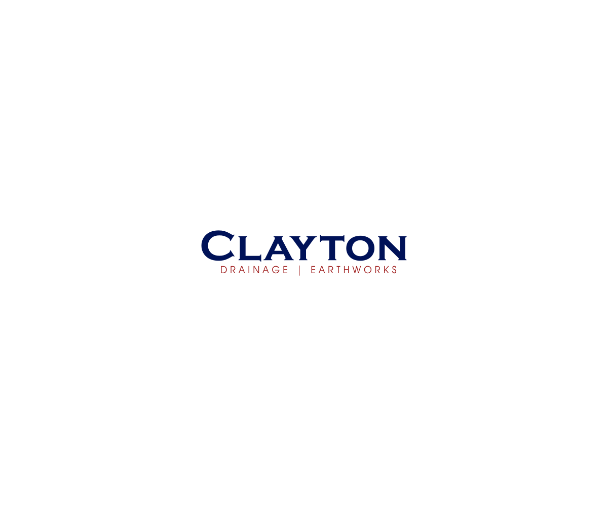 Logo Design by Sleeping Sun for Clayton Drainage Earthworks | Design #4116053