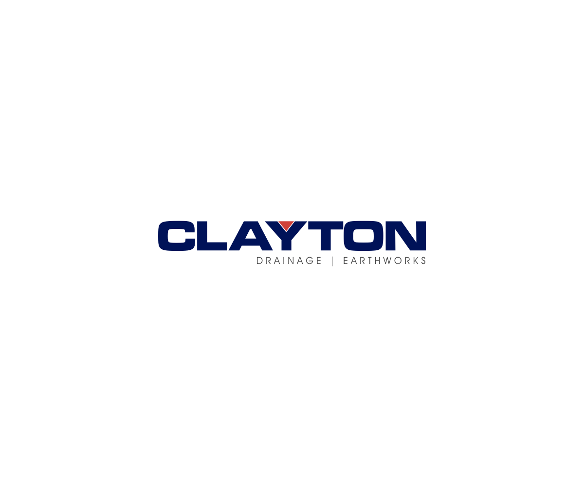 Logo Design by Sleeping Sun for Clayton Drainage Earthworks | Design #4196934