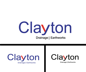 Logo Design by ShantNiX for Clayton Drainage Earthworks | Design: #4130408