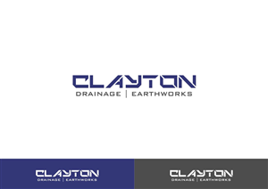 Logo Design by Amduat Design for Clayton Drainage Earthworks | Design: #4117350