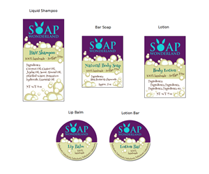 Label Design by K.Naish for Soap Wonderland  | Design: #3451143