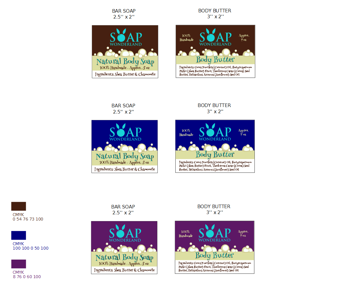 Design Étiquette par K.Naish pour Soap Wonderland  | Design #3461034