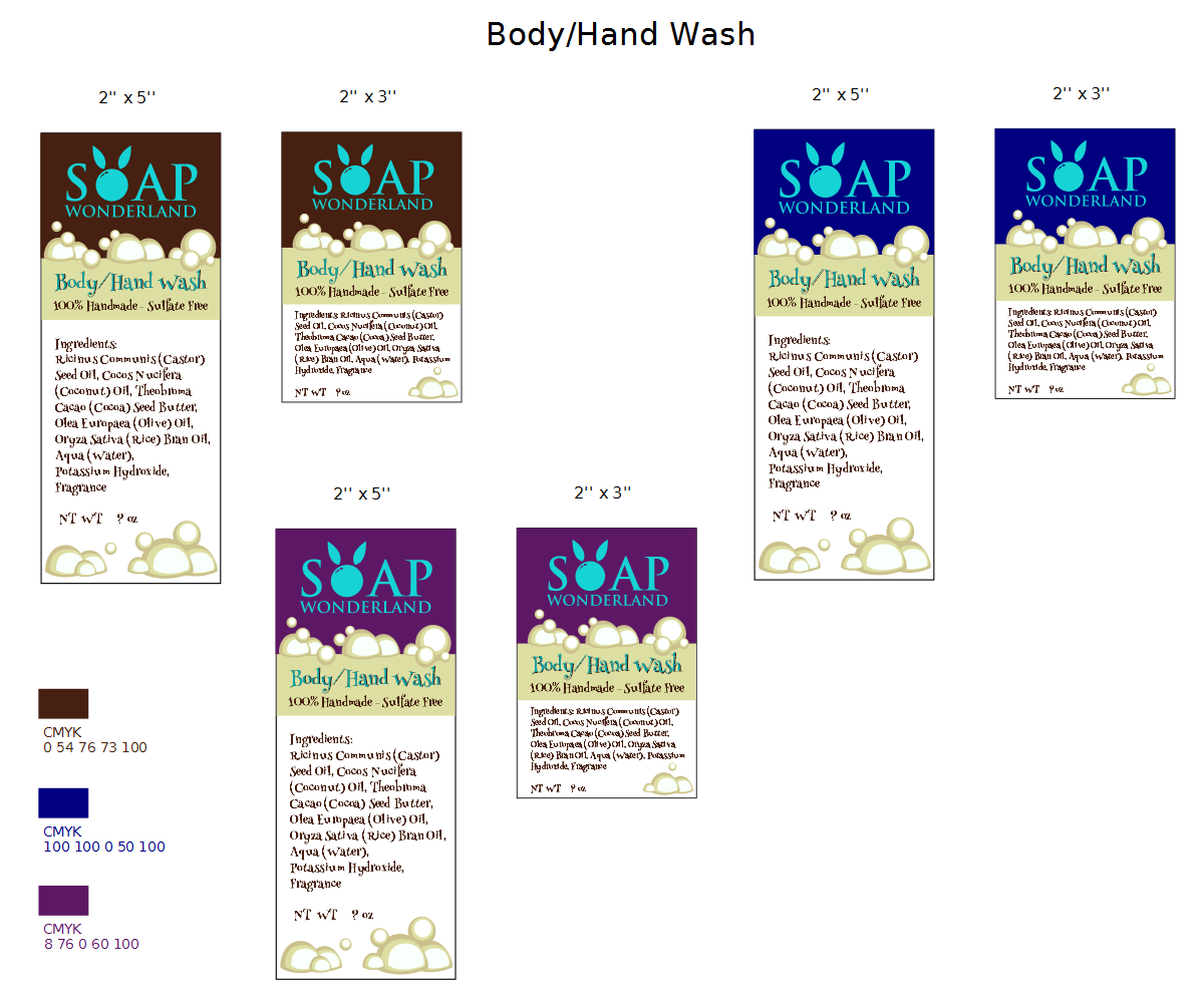 Design Étiquette par K.Naish pour Soap Wonderland  | Design #3461036