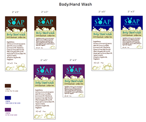 Label Design by K.Naish for Soap Wonderland  | Design: #3461036