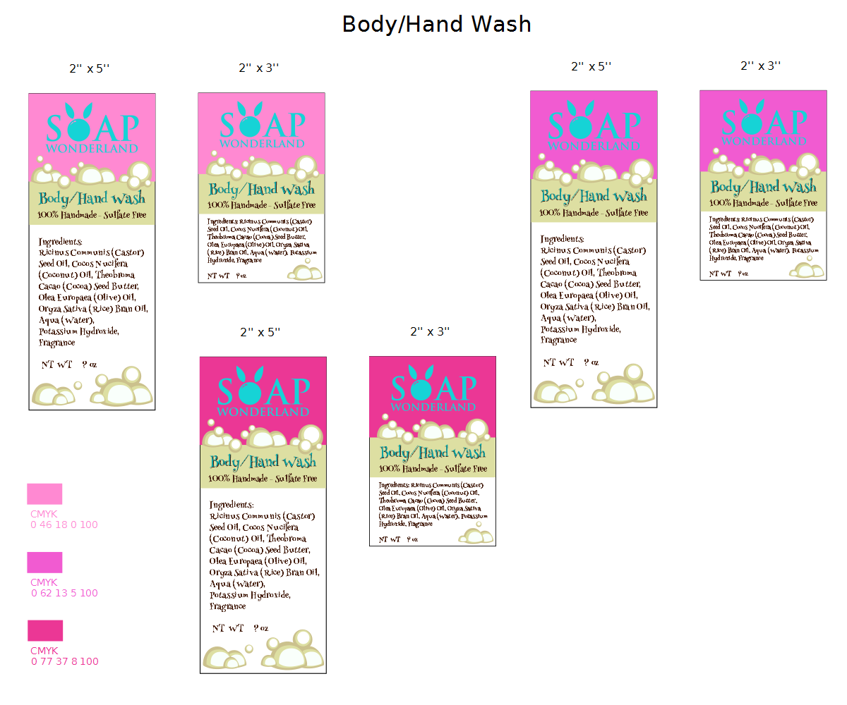 Design Étiquette par K.Naish pour Soap Wonderland  | Design #3559682