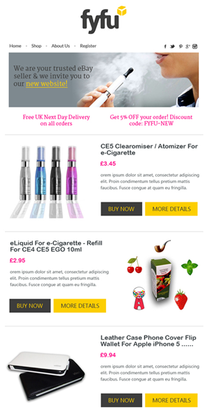 Newsletter Design by Expert Designer for FYFU | Design: #3390546