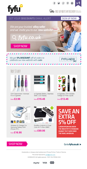 Newsletter Design by Ayzeek for FYFU | Design: #3387491
