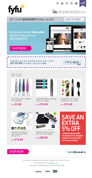 Newsletter Design by Ayzeek