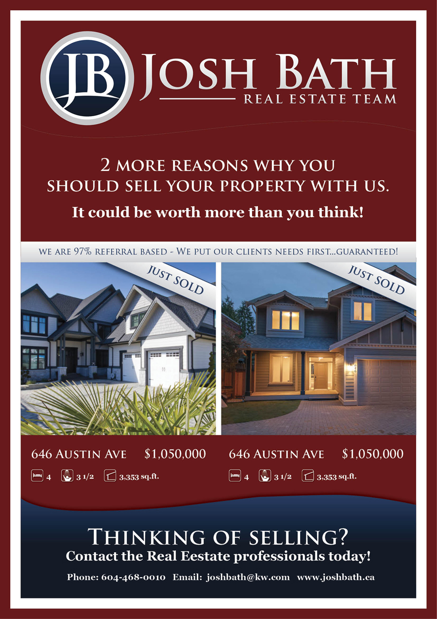 just sold flyers