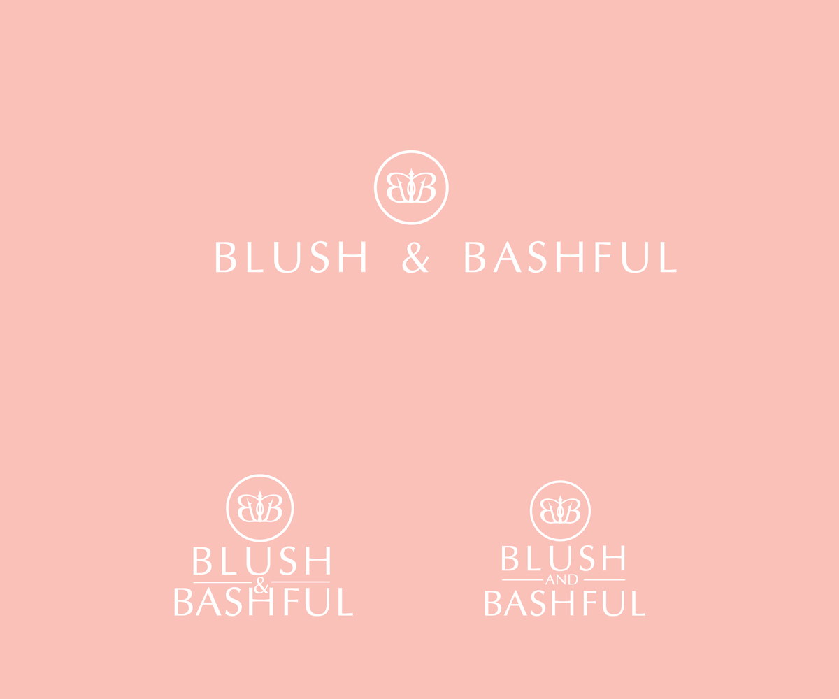 Logo Design by Bella Cosa for Blush & Bashful | Design #3661053