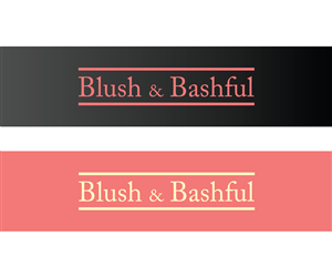 Logo Design by MBDesigns for Blush & Bashful | Design: #3432483