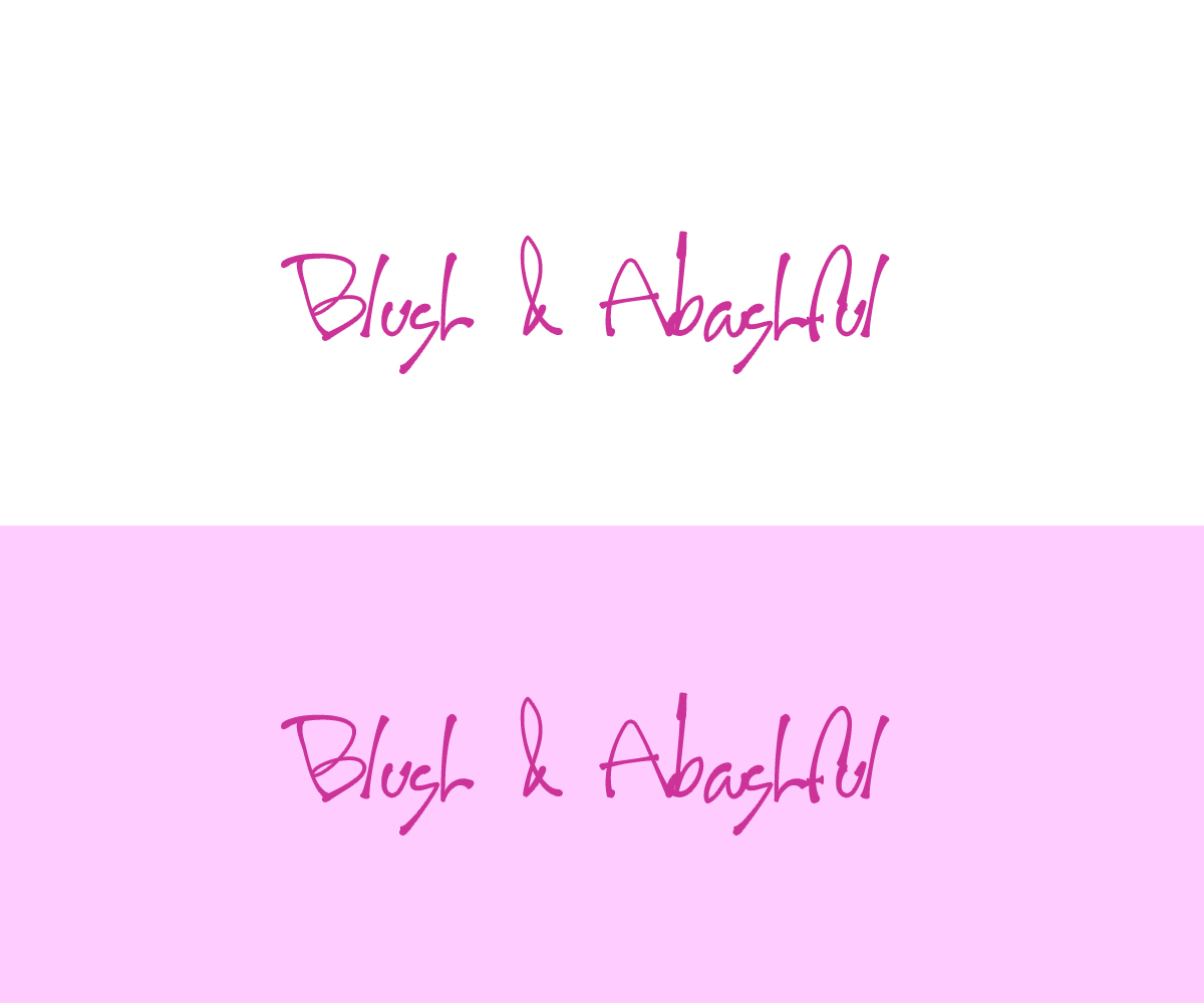 Logo Design by R O N I E for Blush & Bashful | Design #3445387