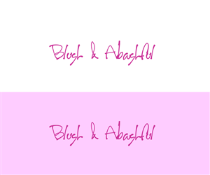 Logo Design by R O N I E for Blush & Bashful | Design: #3445387