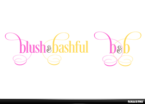 Logo Design by gekgrfx for Blush & Bashful | Design: #3425544
