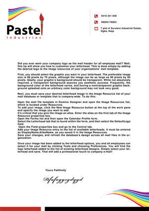 Letterhead Design by Elkana Letting