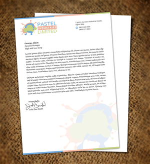 Letterhead Design by Nelsur for this project | Design: #3389373