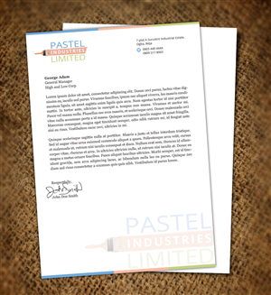Letterhead Design by Nelsur for this project | Design: #3389384