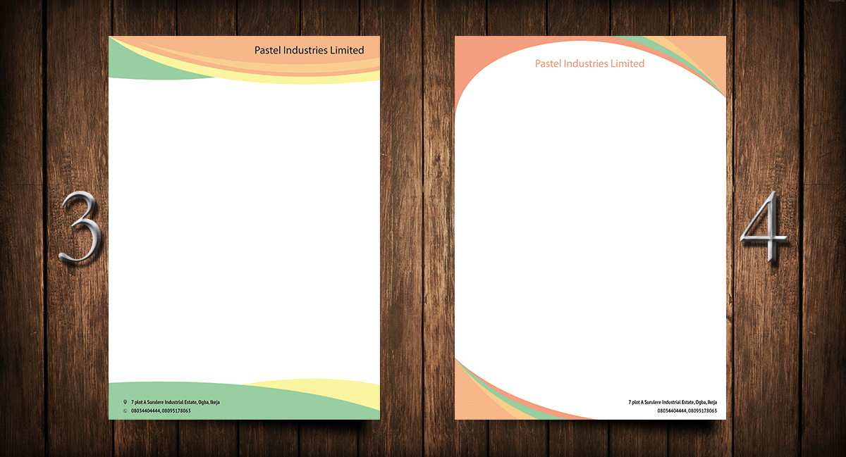 Letterhead Design by Anooshaa for this project | Design #3393092