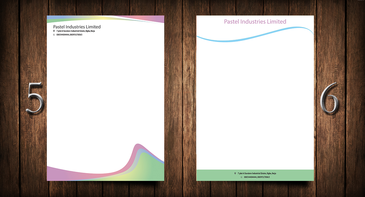 Letterhead Design by Anooshaa for this project | Design #3393104