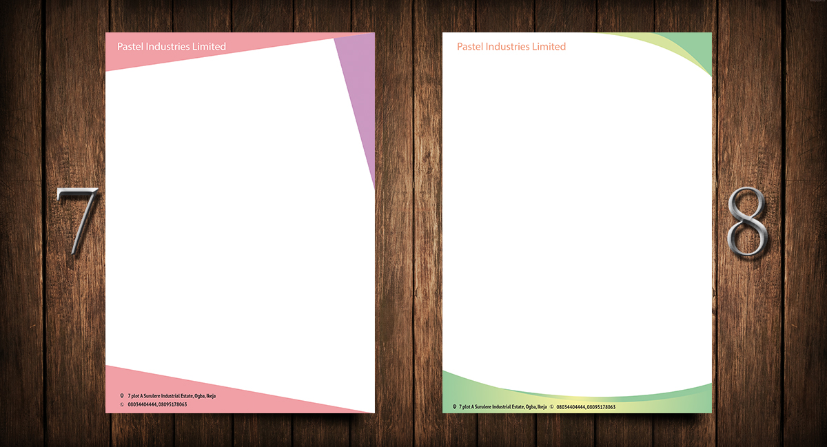 Letterhead Design by Anooshaa for this project | Design #3393121