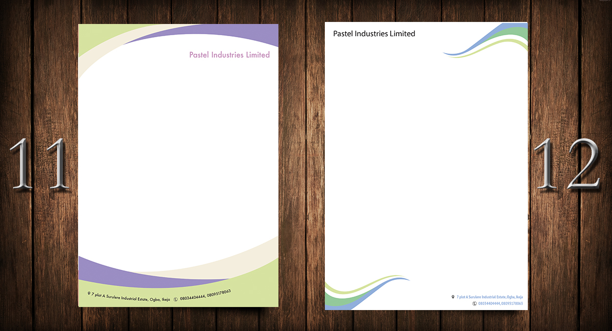 Letterhead Design by Anooshaa for this project | Design #3393148