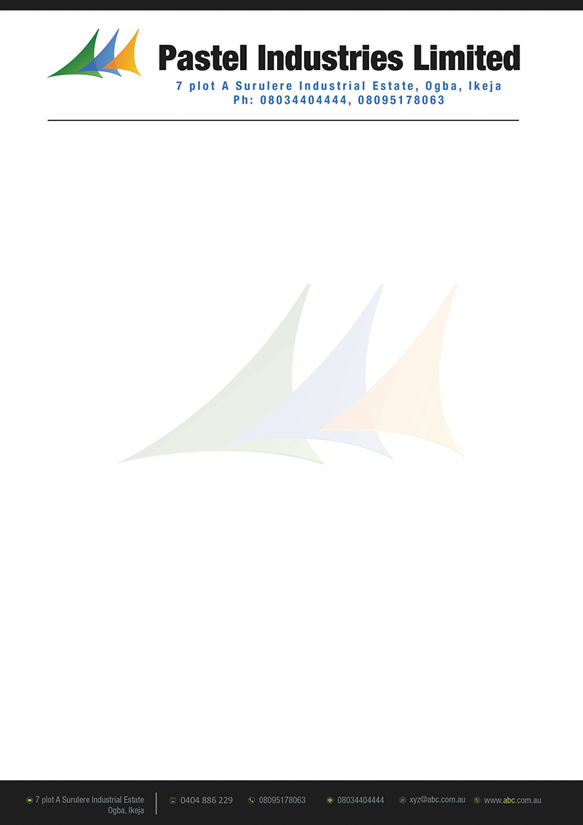 Letterhead Design by VEGA-Designs for this project | Design #3388392