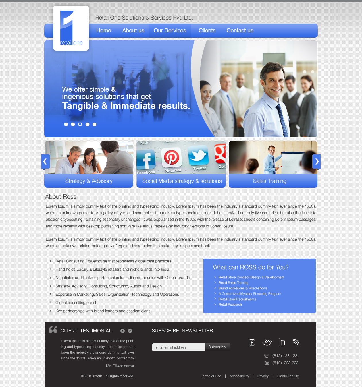 Diseño Web por krishnan para este proyecto | Diseño #849358