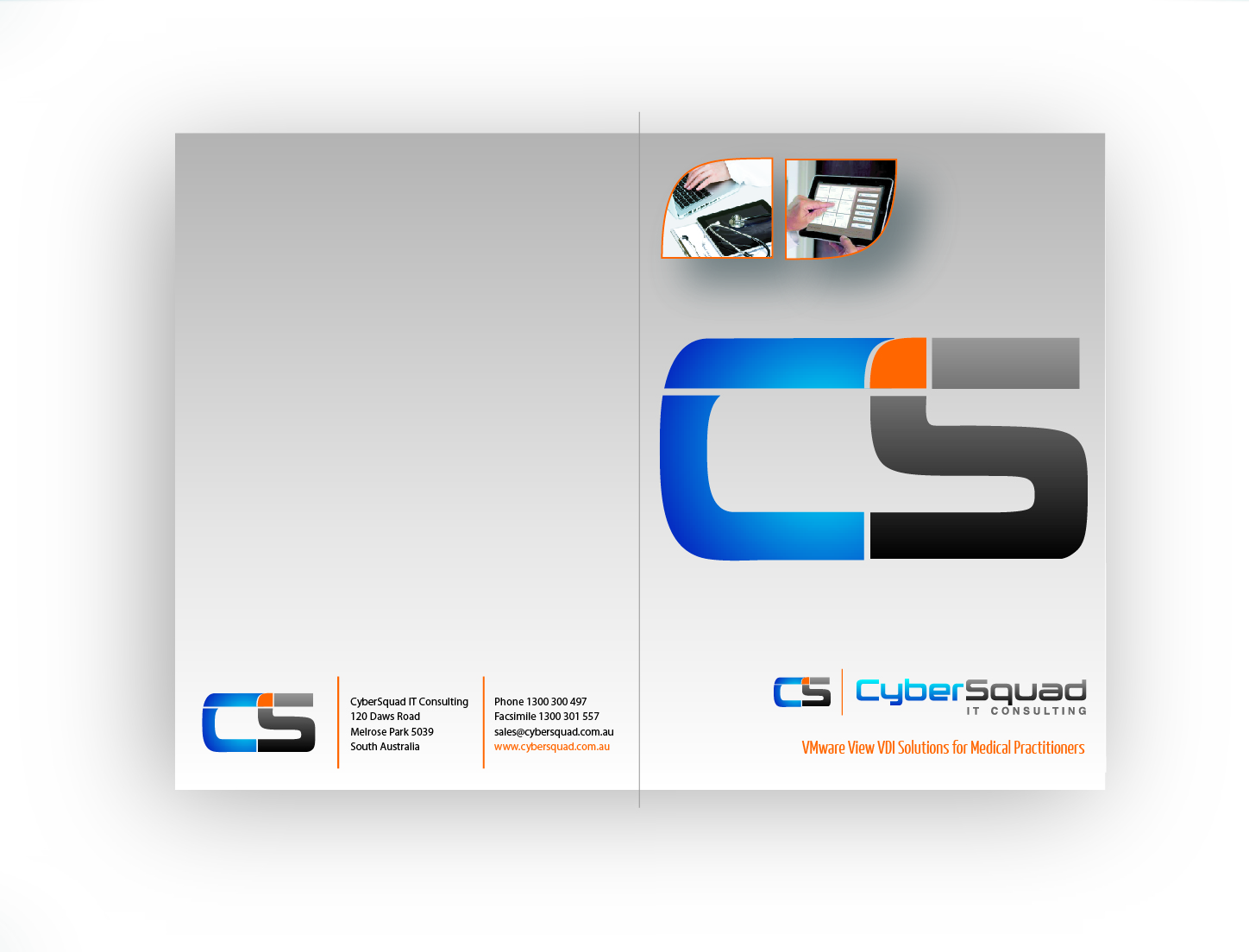 Brochure Design by DAStudioDesigns for CyberSquad IT Consulting | Design #836653