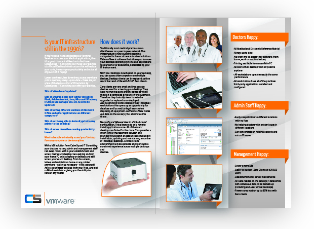 Brochure Design by DAStudioDesigns for CyberSquad IT Consulting | Design #840767