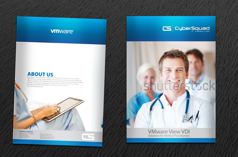 Brochure Design by Svetlin Angelov for CyberSquad IT Consulting | Design #836959