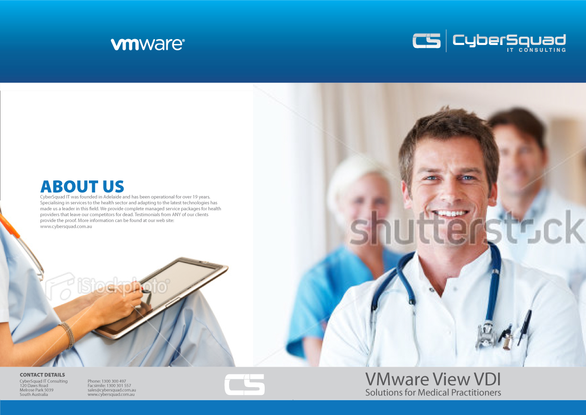 Brochure Design by Svetlin Angelov for CyberSquad IT Consulting | Design #836963