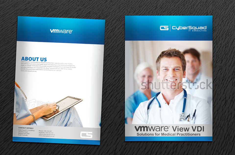 Brochure Design by Svetlin Angelov for CyberSquad IT Consulting | Design #840675