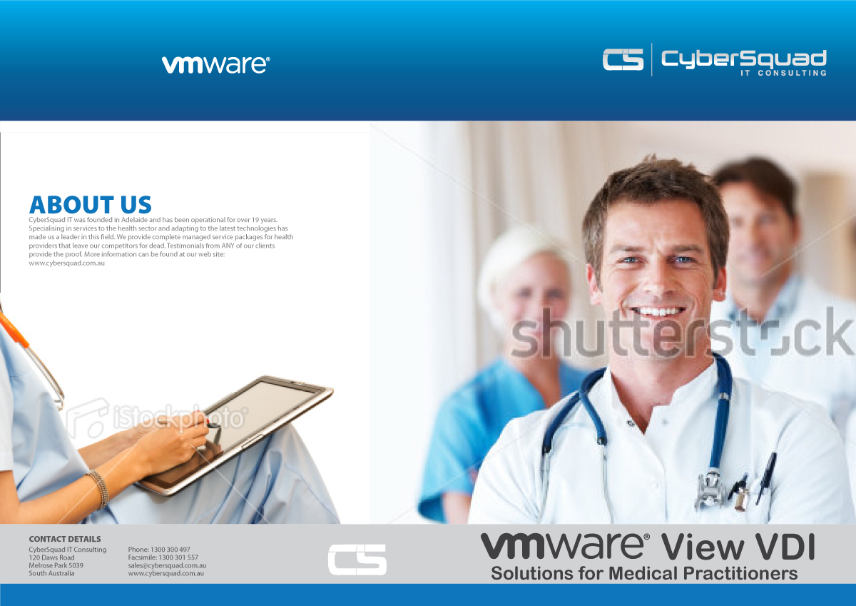 Brochure Design by Svetlin Angelov for CyberSquad IT Consulting | Design #840682