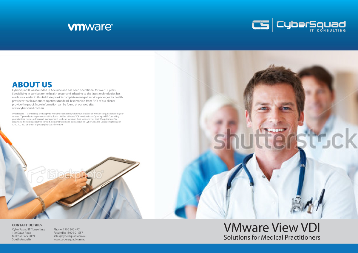 Brochure Design by Svetlin Angelov for CyberSquad IT Consulting | Design #846245
