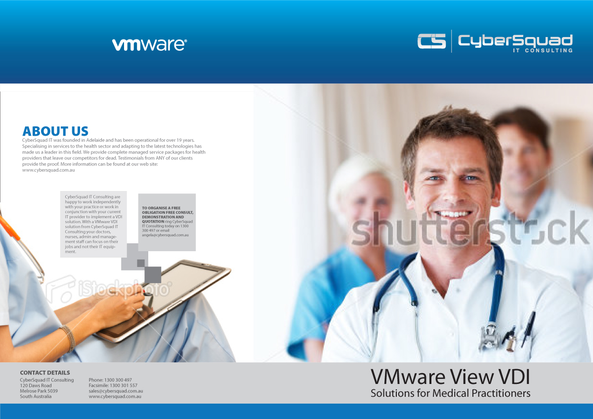 Brochure Design by Svetlin Angelov for CyberSquad IT Consulting | Design #847678