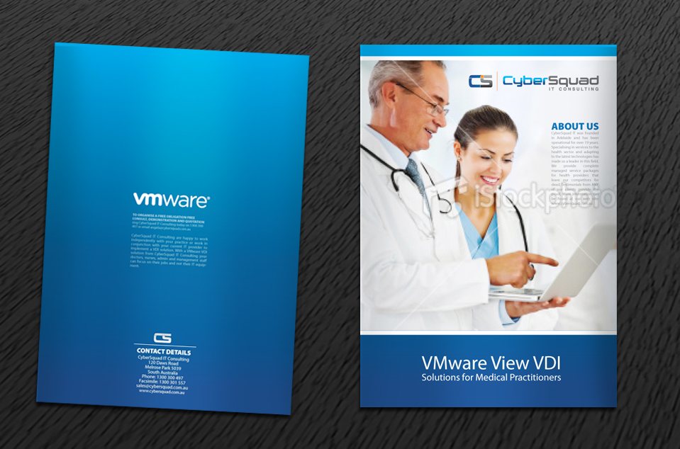 Brochure Design by Svetlin Angelov for CyberSquad IT Consulting | Design #851851