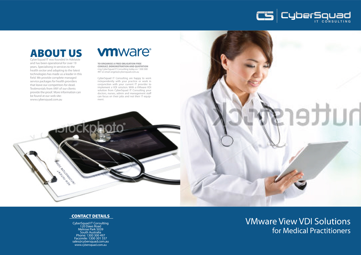Brochure Design by Svetlin Angelov for CyberSquad IT Consulting | Design #856126