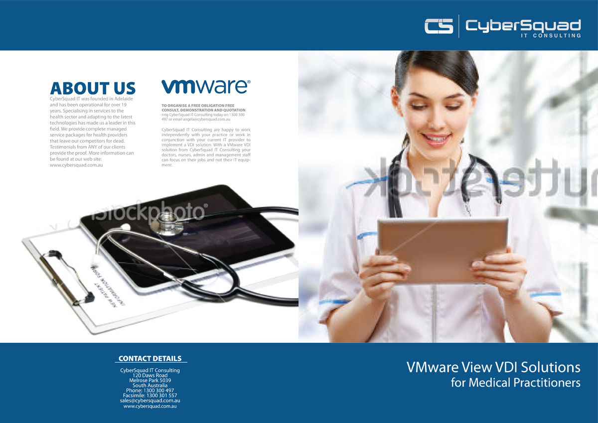 Brochure Design by Svetlin Angelov for CyberSquad IT Consulting | Design #856128