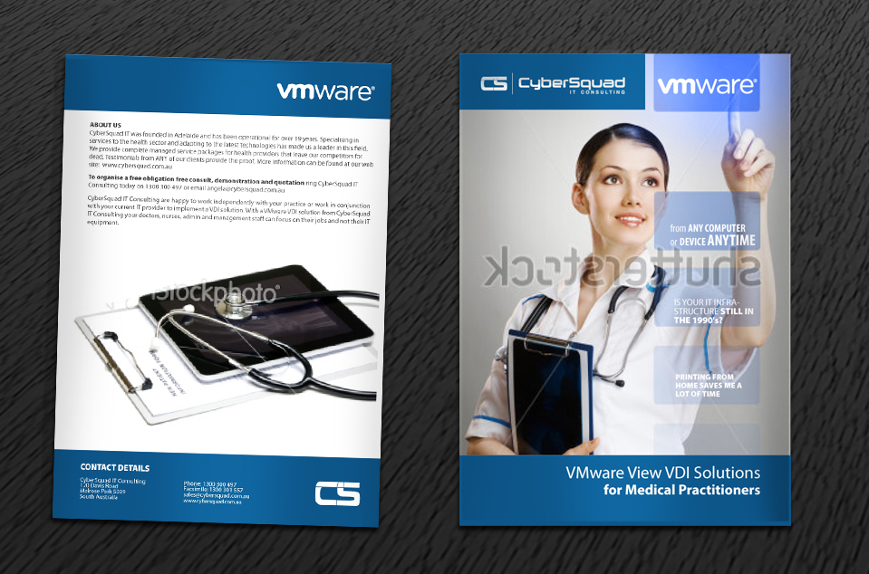 Brochure Design by Svetlin Angelov for CyberSquad IT Consulting | Design #863121