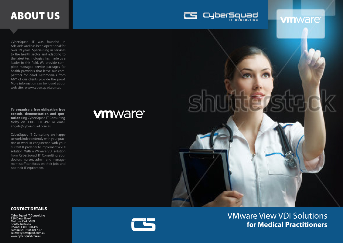 Brochure Design by Svetlin Angelov for CyberSquad IT Consulting | Design #864985