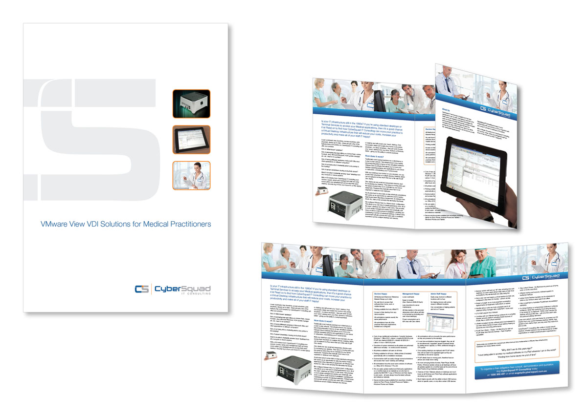 Brochure Design by JayTee for CyberSquad IT Consulting | Design #846284