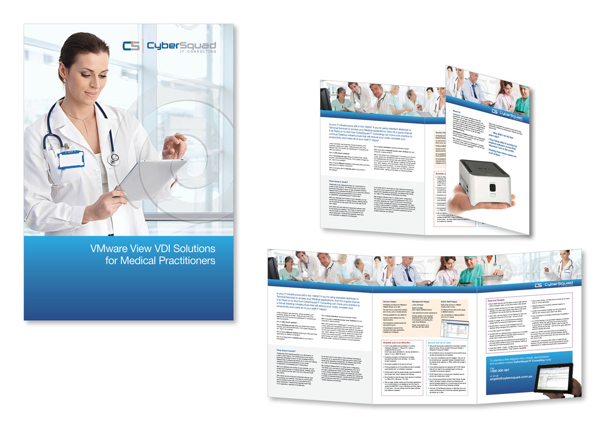 Brochure Design by JayTee for CyberSquad IT Consulting | Design #848379