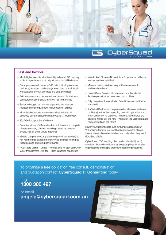 Brochure Design by JayTee for CyberSquad IT Consulting | Design #848386