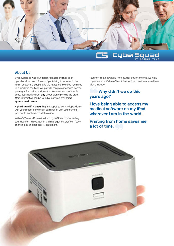 Brochure Design by JayTee for CyberSquad IT Consulting | Design #848387