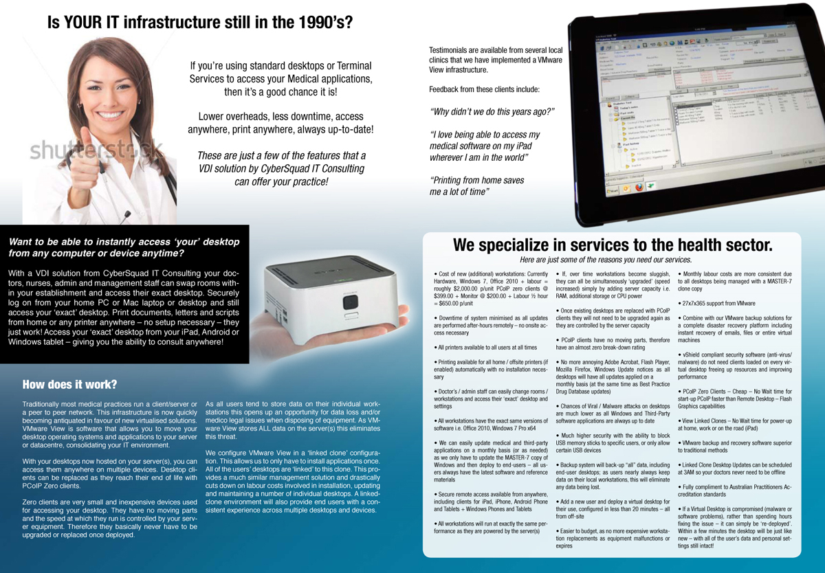 Design de Brochure par jmsgraphicdesign pour CyberSquad IT Consulting | Design #841127